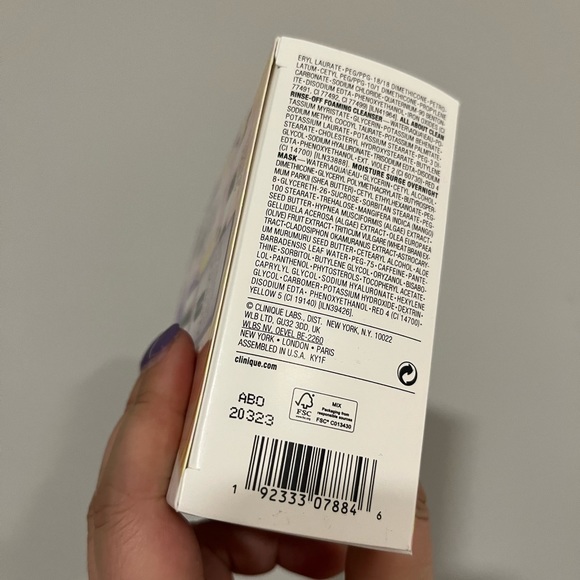 Clinique skincare 4 pc set New in box!makeup remover/cleanser/eye cream/mask GWP - Picture 6 of 7